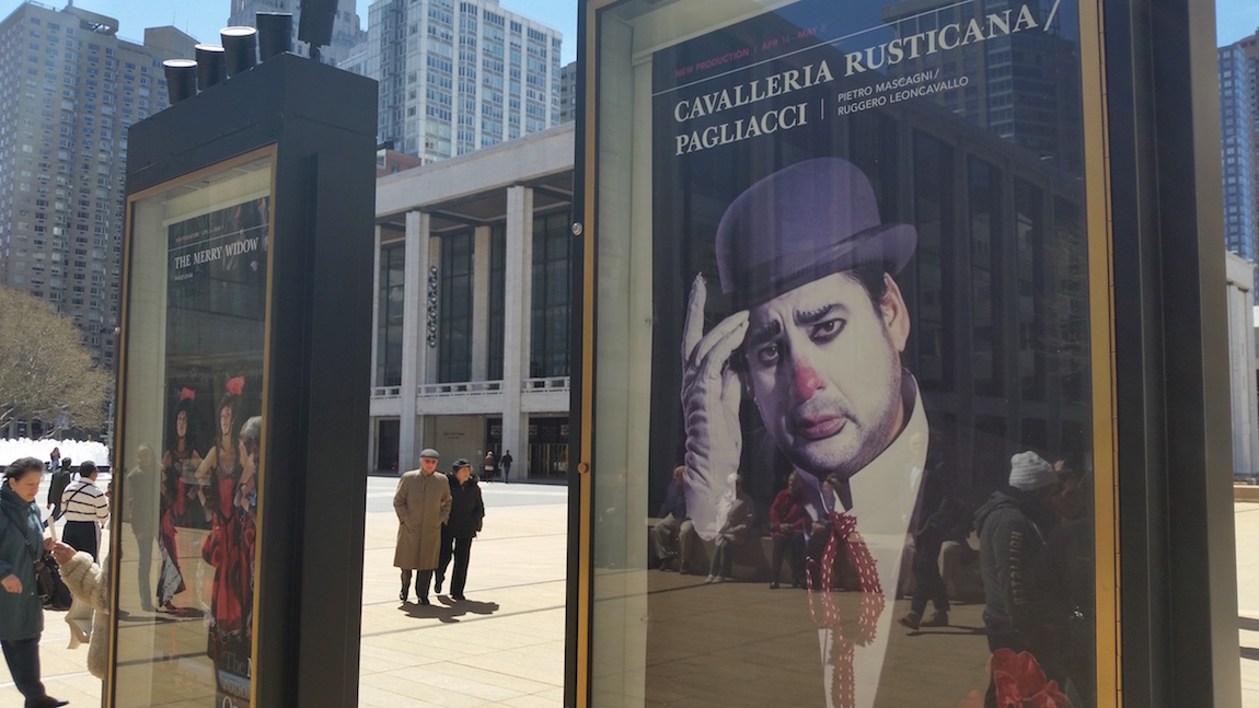 Poster-Lincoln Center-Cavalleria Rusticana-Pagliacci