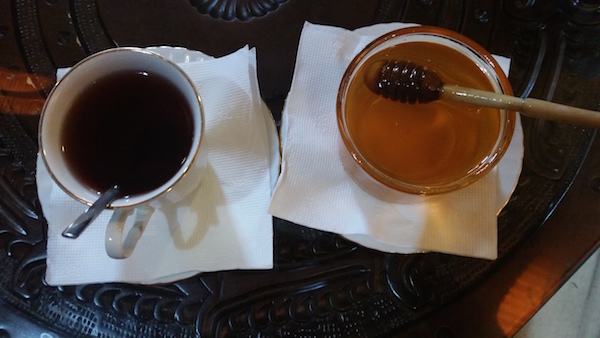 Ottoman style-tea-honey