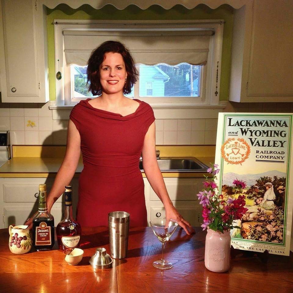 Brandy Alexander-Ingrediants-kitchen-poster of Lackawanna Railroad